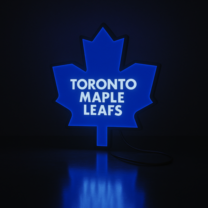 Toronto Maple Leafs 1980s-2016 Logo LED Bar Light