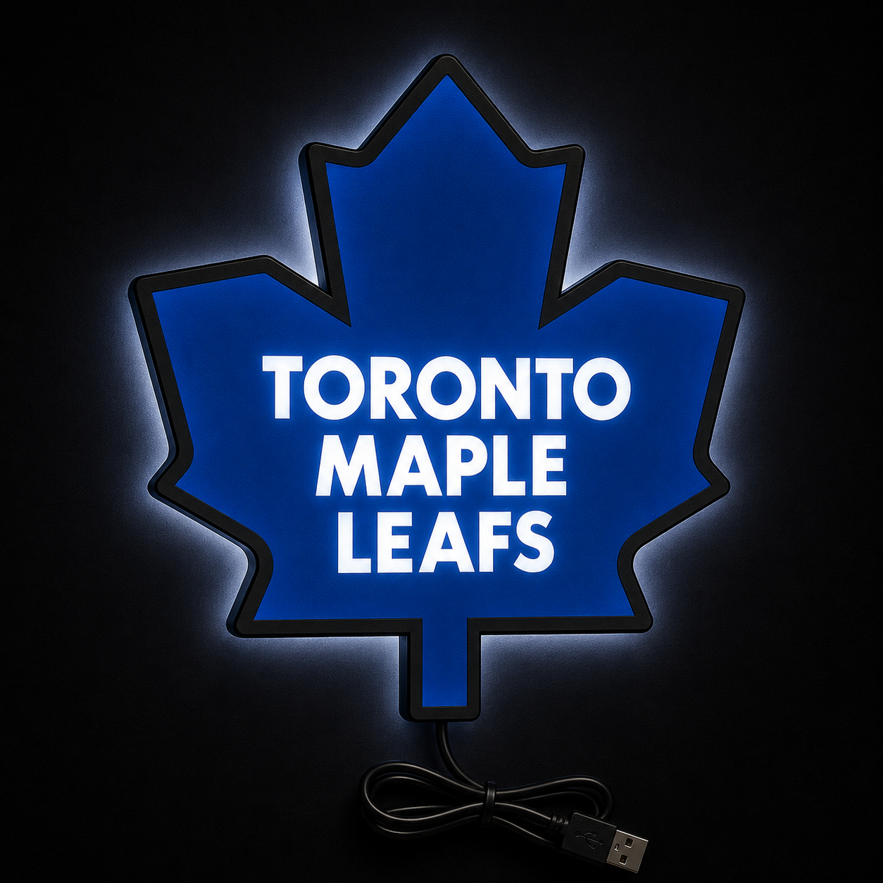 Toronto Maple Leafs 1980s-2016 Logo LED Sign