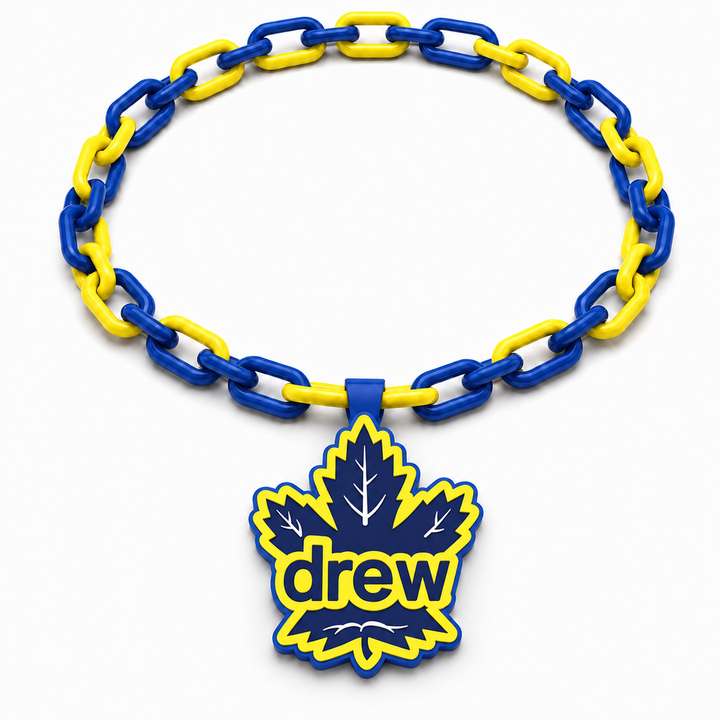 Toronto Maple Leafs x drew house Blue Classic Hype Chain by Sign Guy