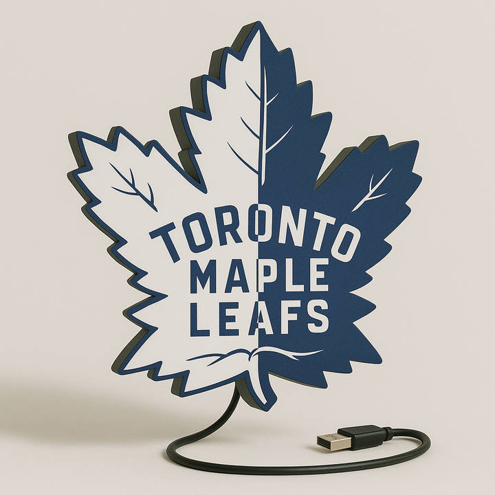 Toronto Maple Leafs Split Logo LED Sign