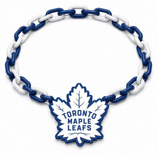 Toronto Maple Leafs White Logo Classic Hype Chain - Sign Guy