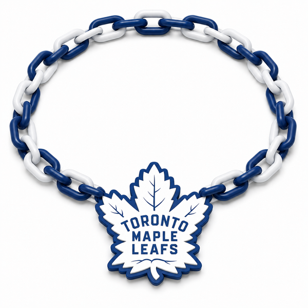 Toronto Maple Leafs White Logo Classic Hype Chain