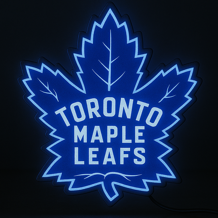Illuminated Toronto Maple Leafs 1967 Logo LED Sign