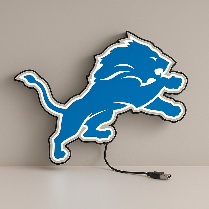Detroit Lions LED Sign