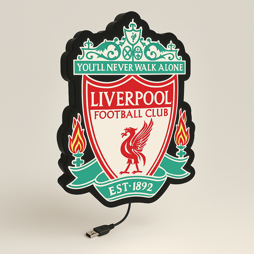 Liverpool FC LED Bar Light – You’ll Never Walk Alone Sign – Sign Guy