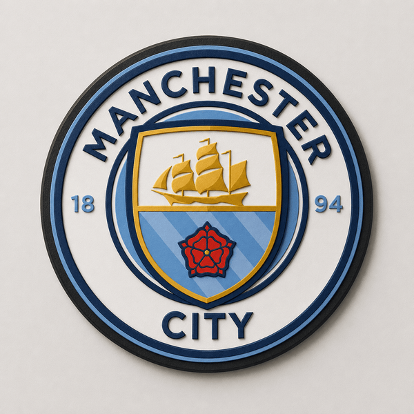 Manchester City 3D Wall Plaque - Sign Guy