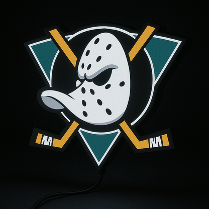 Anaheim Ducks Retro LED Bar Light