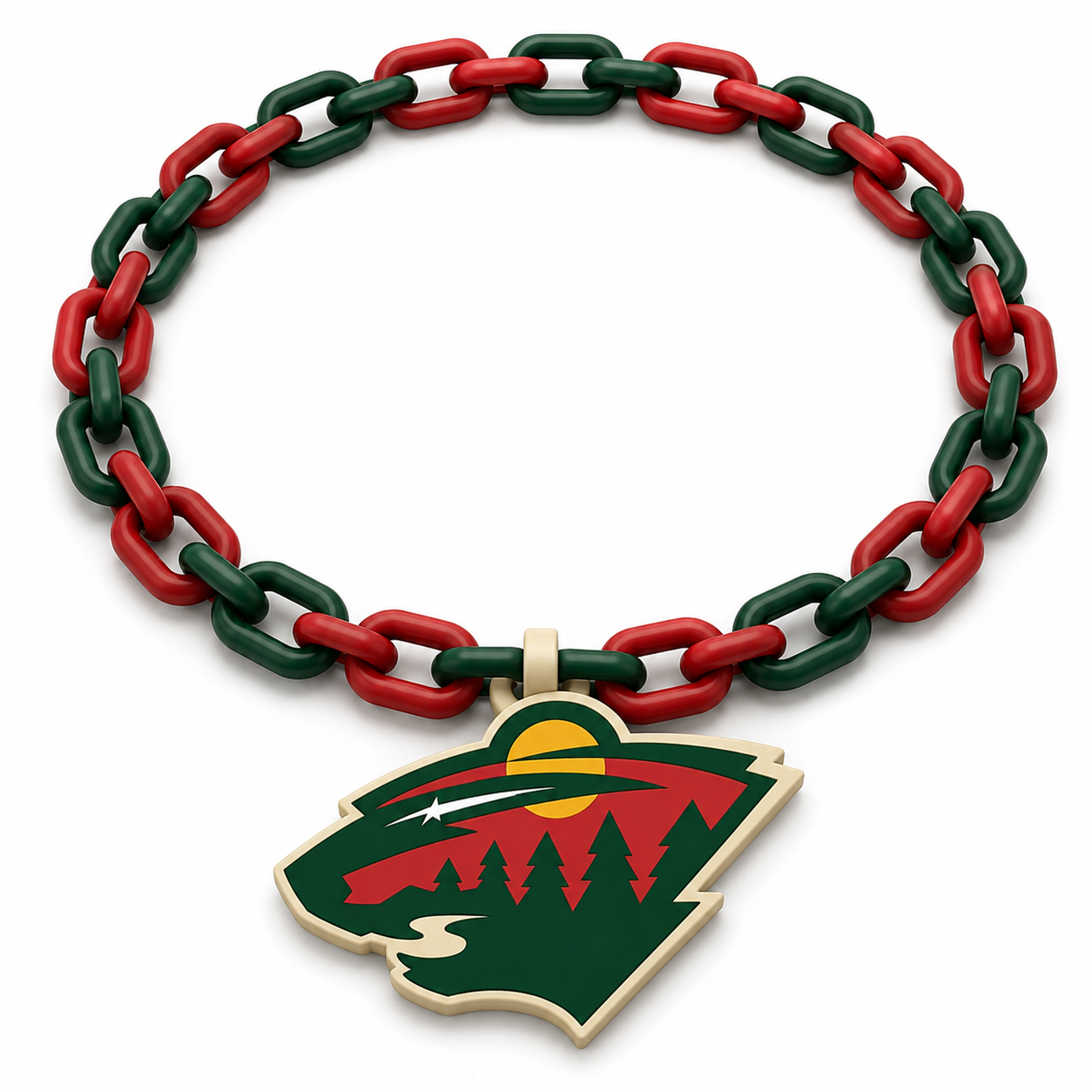 Minnesota Wild Classic Hype Chain by Sign Guy