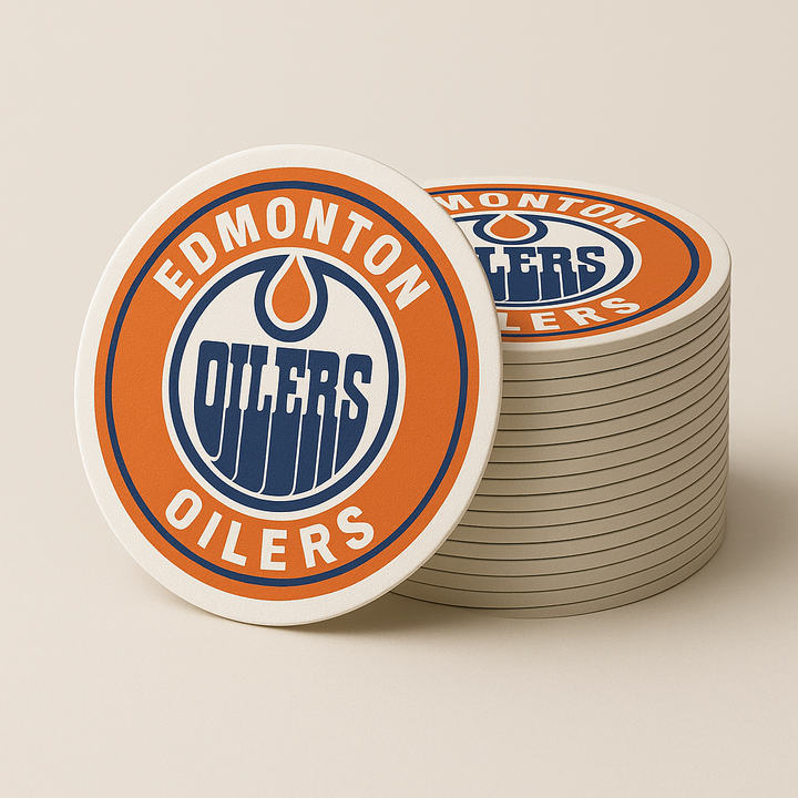 Edmonton Oilers Drink Coasters