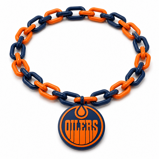 Edmonton Oilers Orange Classic Hype Chain - Sign Guy