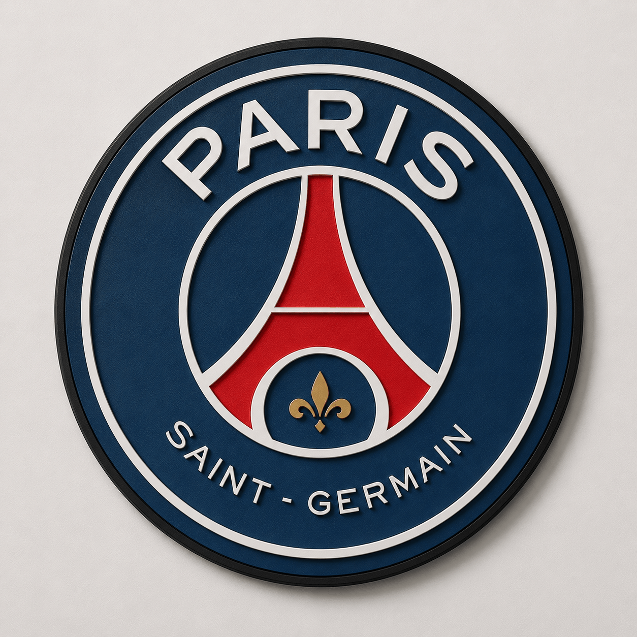 Paris Saint-Germain 3D Wall Plaque - Sign Guy