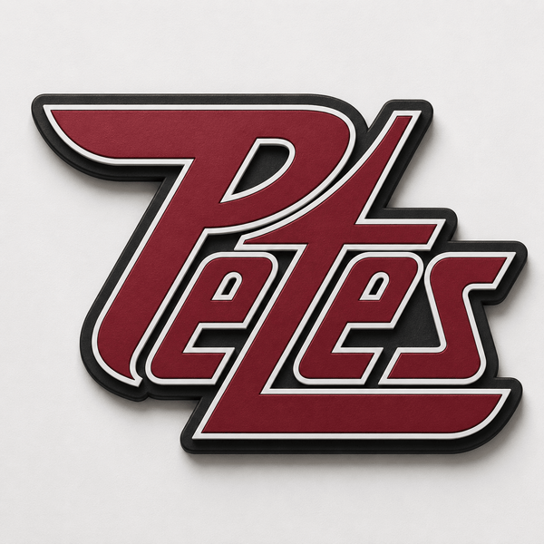 Peterborough Petes 3D Wall Plaque - Sign Guy