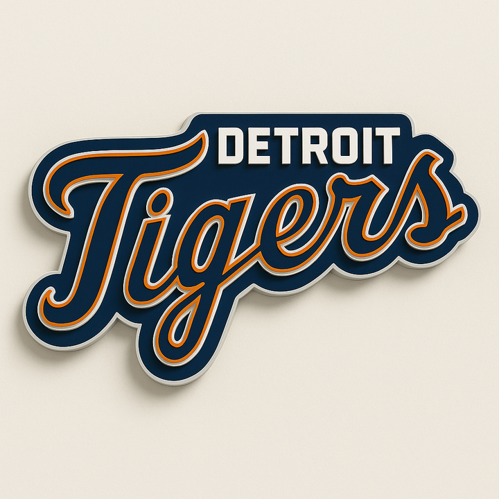 Detroit Tigers 3D Plaque