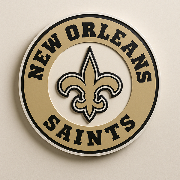 New Orleans Saints 3D Plaque
