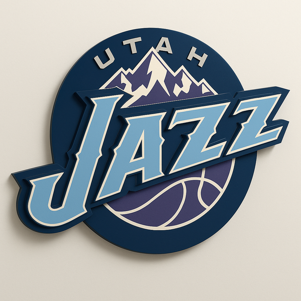 Utah Jazz 3D Plaque