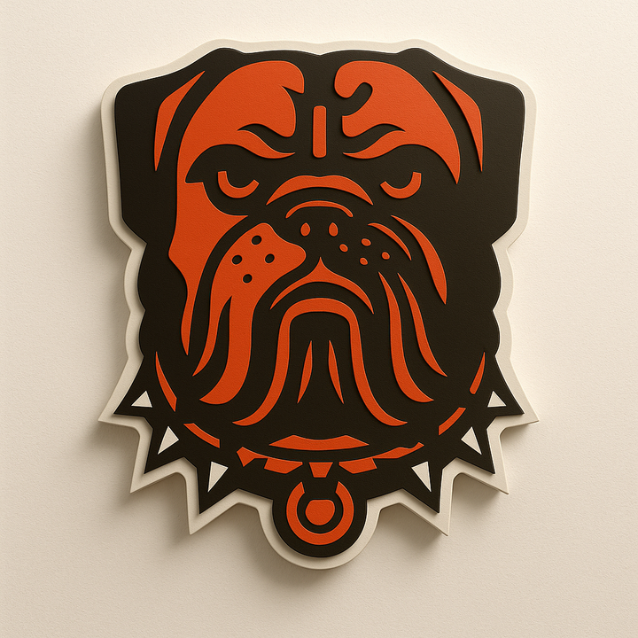 Cleveland Browns 3D Plaque