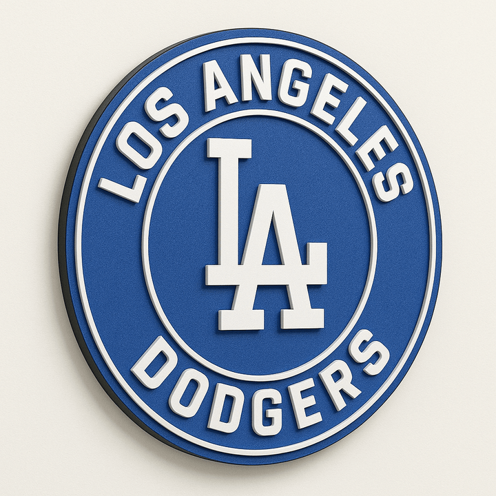Los Angeles Dodgers 3D Wall Plaque - Sign Guy