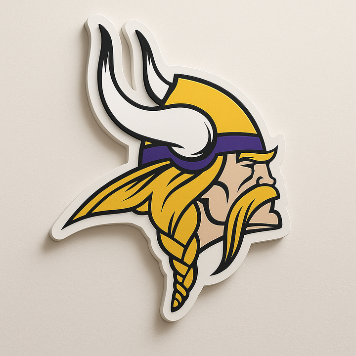 Minnesota Vikings 3D Plaque