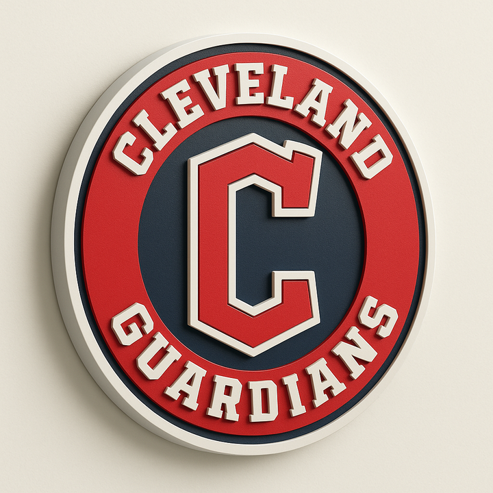 Cleveland Guardians 3D Plaque
