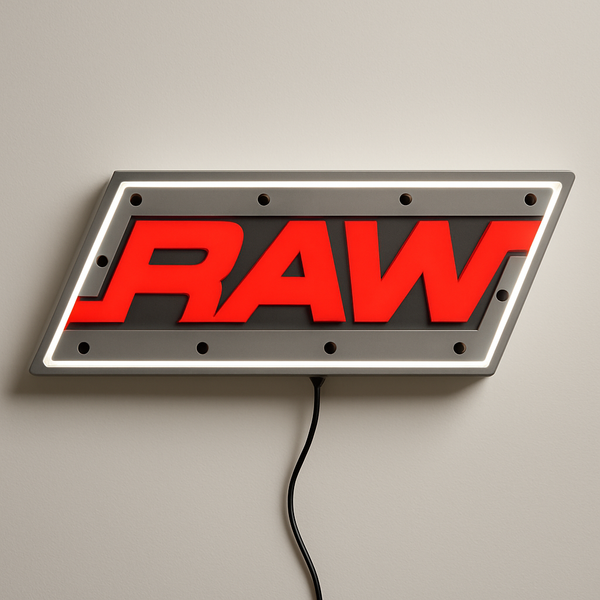 WWE Monday Night RAW LED Sign