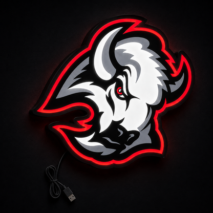 Buffalo Sabres Goathead LED Sign