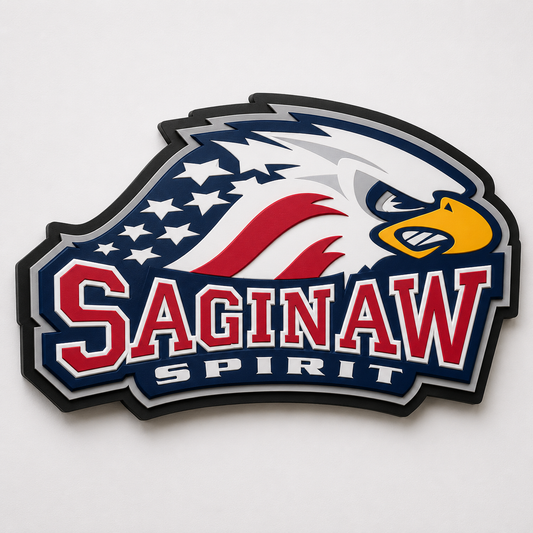 Saginaw Spirit 3D Wall Plaque