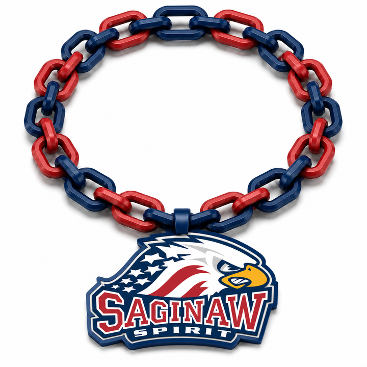 Saginaw Spirit Classic Hype Chain by Sign Guy