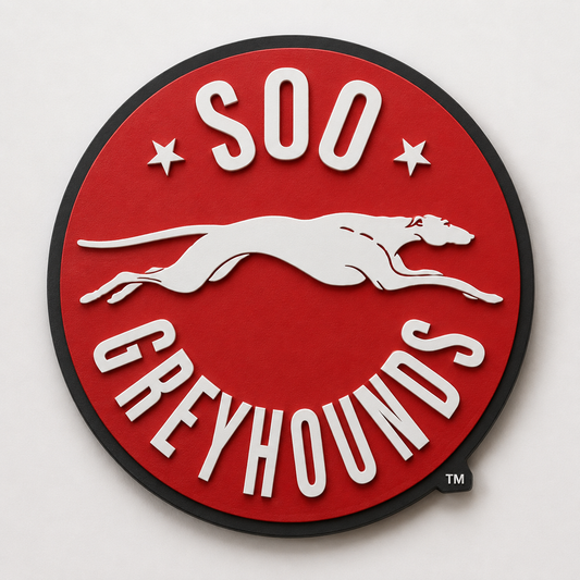 Sault Ste. Marie Greyhounds 3D Wall Plaque