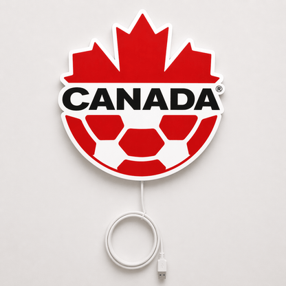 Team Canada Soccer LED Bar Light | 2026 World Cup Edition - Sign Guy