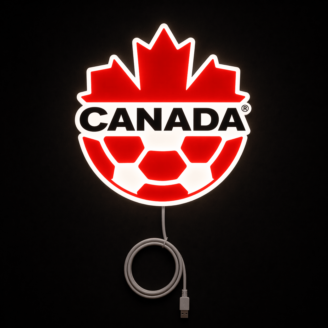 Team Canada Soccer LED Bar Light | 2026 World Cup Edition - Sign Guy