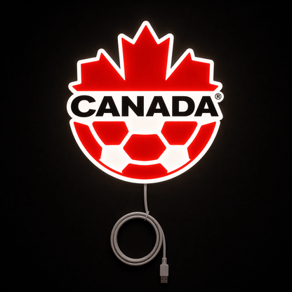 Team Canada Soccer LED Bar Light | 2026 World Cup Edition - Sign Guy