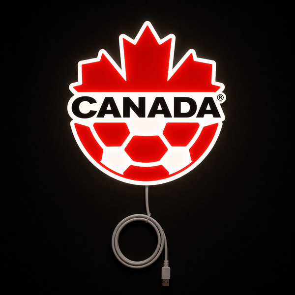 Team Canada Soccer LED Bar Light | 2026 World Cup Edition - Sign Guy