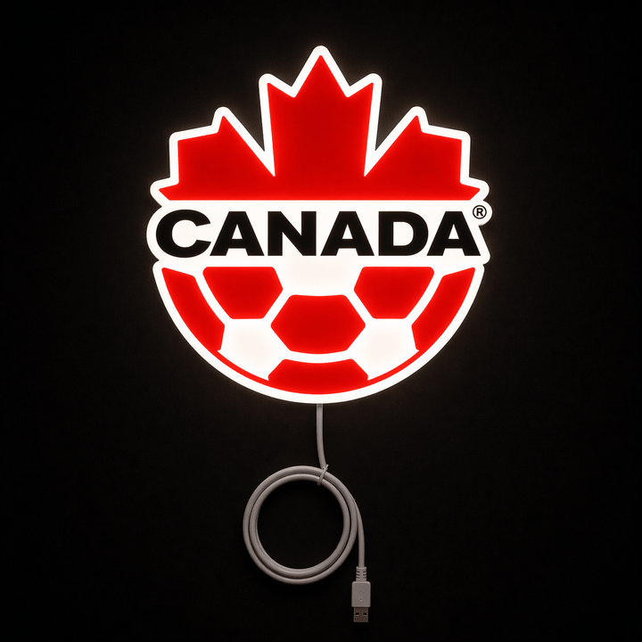 Team Canada Soccer LED Bar Light | 2026 World Cup Edition - Sign Guy