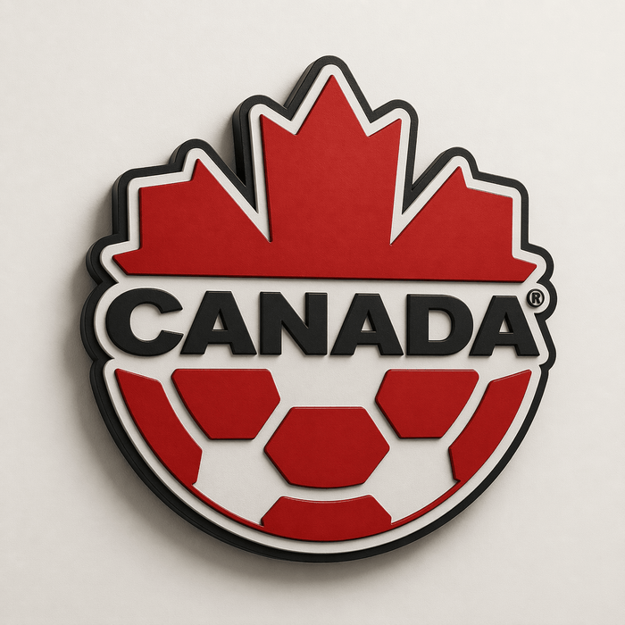 Team Canada Soccer 3D Wall Plaque | 2026 World Cup Edition - Sign Guy