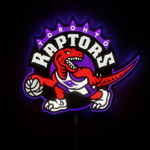 Toronto Raptors Retro LED Sign