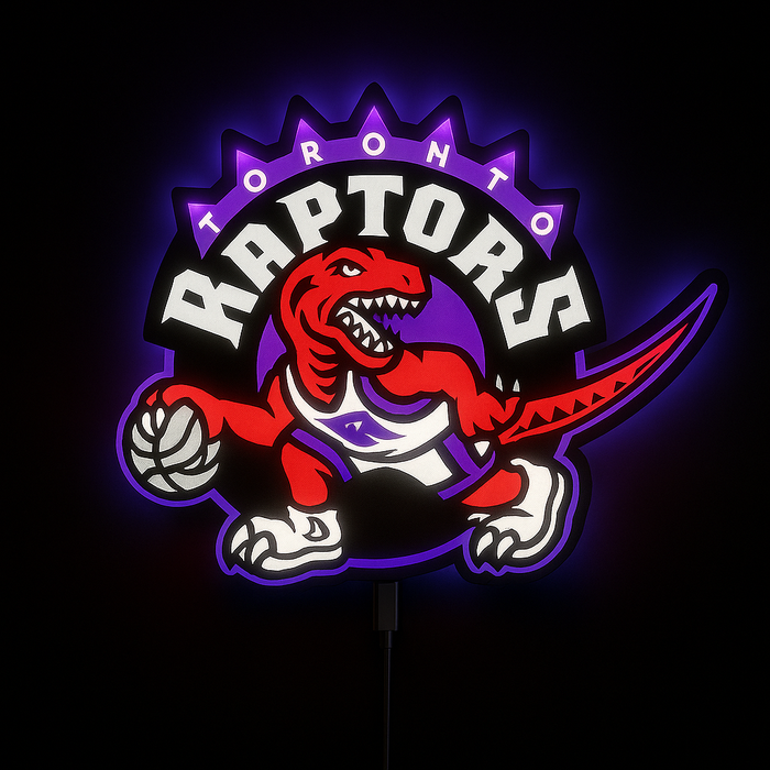 Toronto Raptors Retro LED Sign