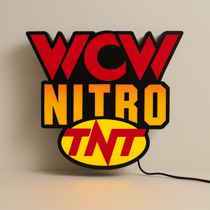 WCW Nitro on TNT Retro LED Sign