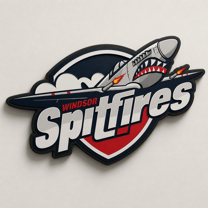 Windsor Spitfires 3D Wall Plaque - Sign Guy