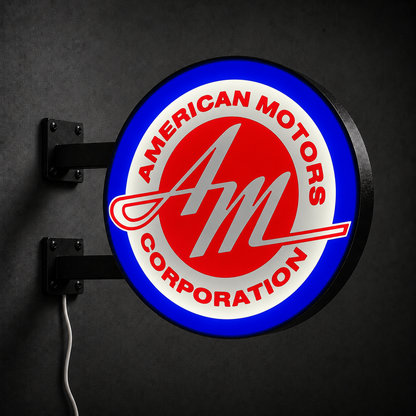 Vintage American Motors LED sign — left view
