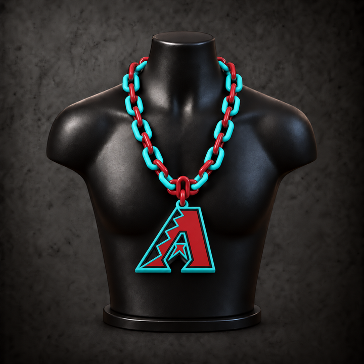 Arizona Diamondbacks Classic Hype Chain on black display bust