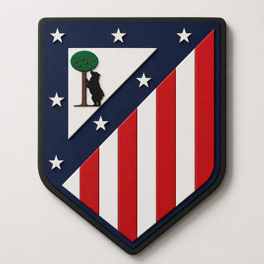 Atlético Madrid 3D Wall Plaque
