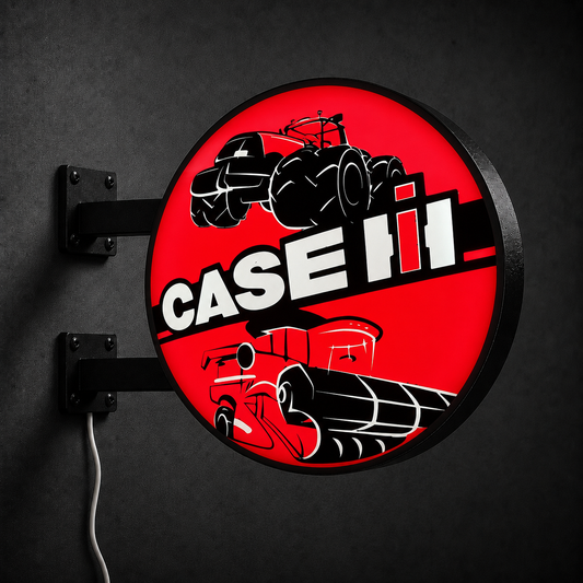Vintage Case LED sign — left view