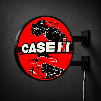 Vintage Case LED sign — right view