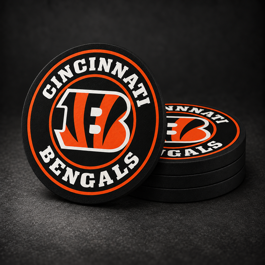 Cincinnati Bengals Drink Coasters – four-pack