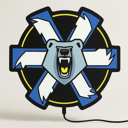 Clan Ghost Bear LED Sign