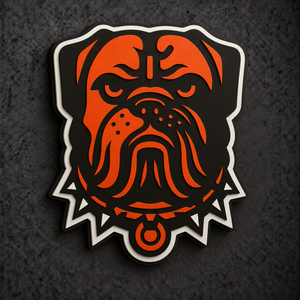 Cleveland Browns 3D Plaque