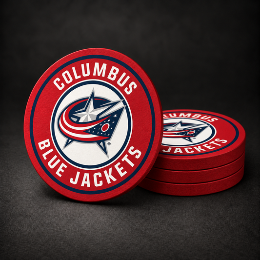 Columbus Blue Jackets Drink Coasters – four-pack