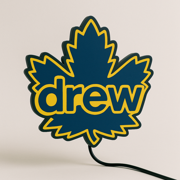 Toronto Maple Leafs x drew house Blue LED Sign