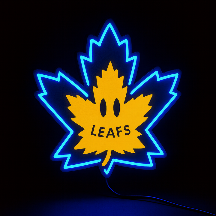 Illuminated Toronto Maple Leafs x drew house LED Sign