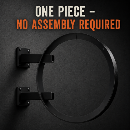 Gas Station LED sign frame — one-piece, no assembly required